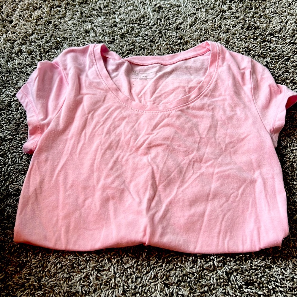 Size small pink shirt perfect for layering